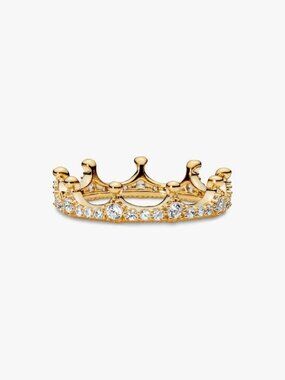 Pandora Clear Sparkling Crown Ring